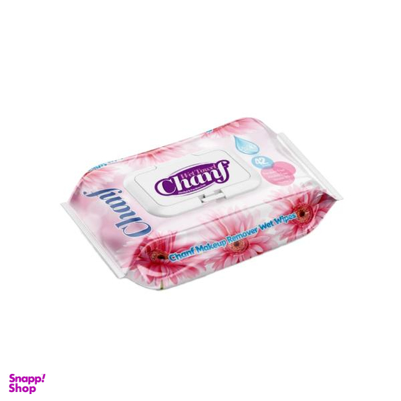 دستمال مرطوب پاک کننده آرایش صورت چانف (Chanf) مدل 003 بسته 42 عددی