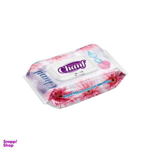دستمال مرطوب پاک کننده آرایش چانف (Chanf) مدل 001 بسته 42 عددی