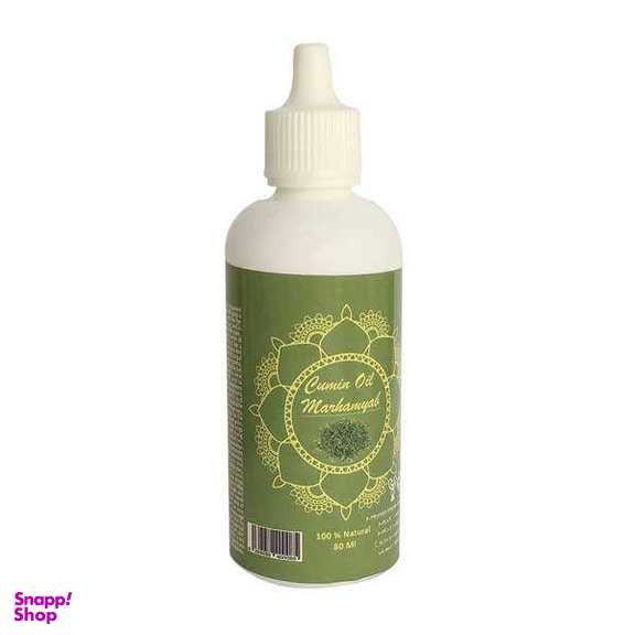 روغن تقویت کننده مو و ریش و سبیل مرهم یاب (Marhamyab) (Marhamyab) مدل زیره سبز حجم 80 میلی لیتر