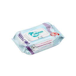 دستمال مرطوب پاک کننده آرایش دلفین (Dolphin) مدل 002 بسته 42 عددی