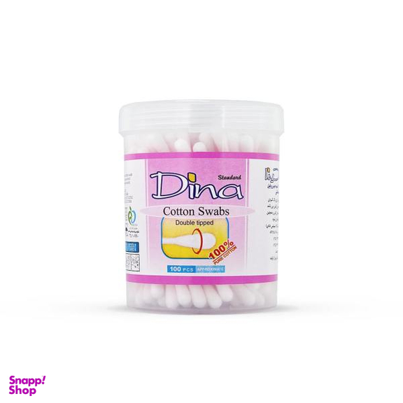 گوش پاک کن دینا (Dina) مدل 3O-Rt بسته 100 عددی