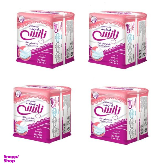 نوار بهداشتی نانسی مدل Air laid مجموعه 4 عددی
