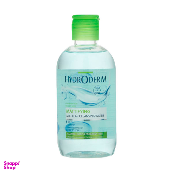 محلول پاک کننده آرایش صورت هیدرودرم (Hydroderm) مدل برگ حجم 250 میلی لیتر