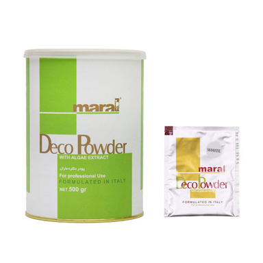 پودر دکلره مارال (Maral) مدل Algae وزن 500 گرم به همراه پودر دکلره مارال مدل 00W وزن 30 گرم