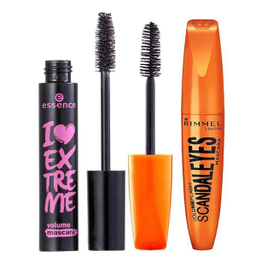ریمل حجم دهنده اسنس (Essense)مدل I Love Extreme Volume +ریمل حجم دهنده ریمل لاندن (Rimmel London)مدل Flash Scandale Eyes