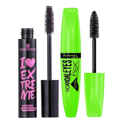 ریمل حجم دهنده اسنس (Essense)مدل I Love Extreme Volume + ریمل حجم دهنده ریمل لاندن (Rimmel London)مدل Scandal Eyes Flex