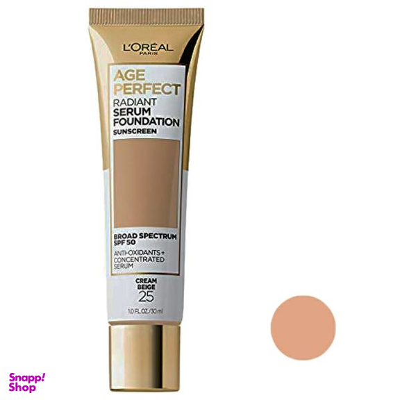 کرم پودر لورآل (L'oreal) مدل AGR Perfect شماره 25 حجم 30 میلی لیتر