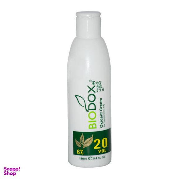 کرم اکسیدان بیوداکس (Bio Dox) مدل 20Vol شش درصد حجم 180 میلی‌ لیتر