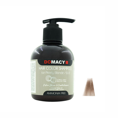 شامپو رنگساژ دوماسی (Domacy) مدل AMMONIA FREE شماره 9.12 حجم 300 میلی‌ لیتر رنگ بلوند یخی مرواریدی