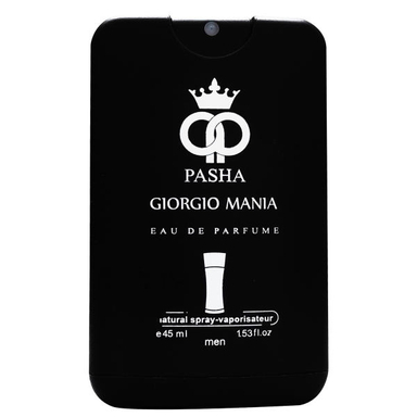 عطر جیبی مردانه پاشا مدل Giorgio Mania حجم 45 میلی لیتر