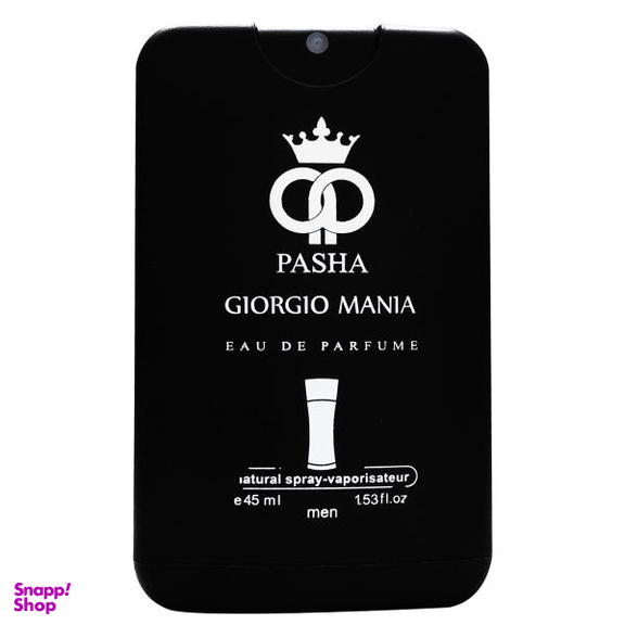 عطر جیبی مردانه پاشا مدل Giorgio Mania حجم 45 میلی لیتر