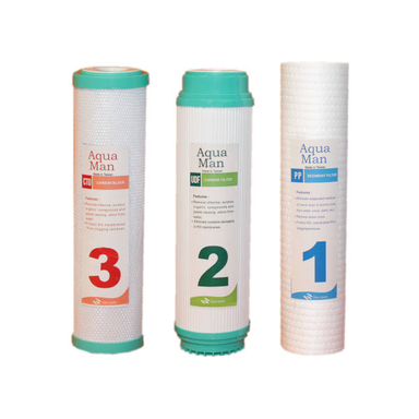 فیلتر دستگاه تصفیه کننده آب آکوا من (Aqua Man) مدل AQM 123 بسته 3 عددی