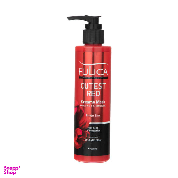 کرم مو تقویت کننده و ترمیم کننده فولیکا (Fulica) مدل Cutest Red حجم 200 میلی لیتر