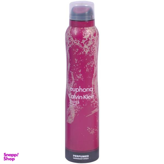 اسپری ضد تعریق و خوش بو کننده بدن زنانه لویز (Looys) مدل euphoria Calvin Klein حجم 200 میلی لیتر