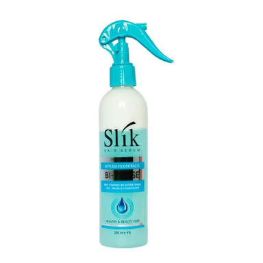 سرم دوفاز مو اسلیک (Slik) مدل ابریشم دریایی حجم 250 میلی لیتر