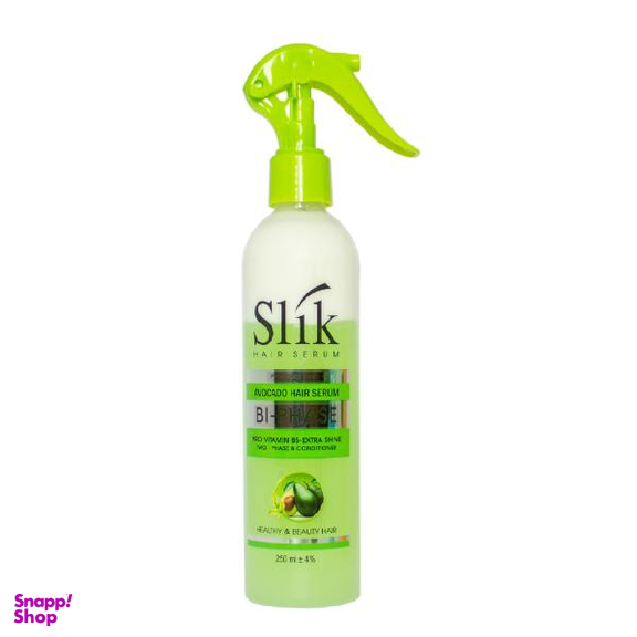 سرم دوفاز مو اسلیک (Slik) مدل آووکادو حجم 250 میلی لیتر