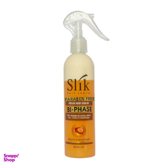سرم دوفاز مو اسلیک (Slik) مدل روغن آرگان حجم 250 میلی لیتر