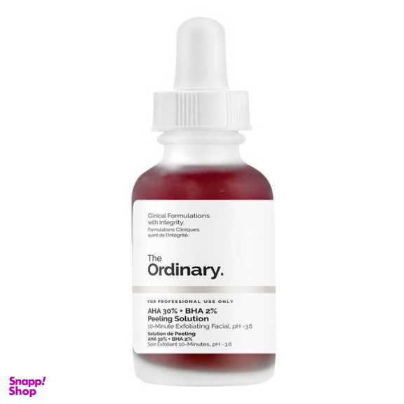 سرم لایه بردار دی اوردینری (The Ordinary) مدل AHA 30% + BHA 2% Peeling حجم 30 میلی لیتر