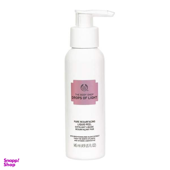 محلول لایه بردار بادی شاپ (Body Shop) مدل DROPS OF LIGHT حجم 145 میلی لیتر