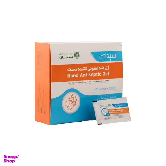 ژل ضدعفونی کننده دست سپتاتک (Septattak) مدل 001 حجم 300 میلی لیتر بسته 100 عددی