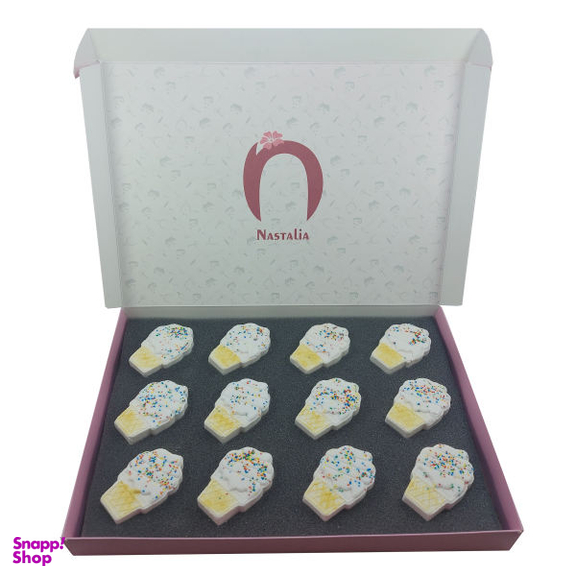 کوکتل پدیکور ناستالیا (Nastalia) مدل Ice Cream وزن 800 گرم بسته 12 عددی