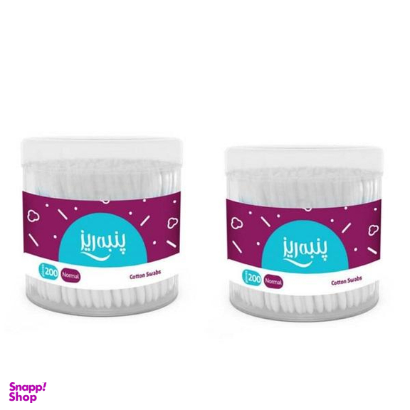 گوش پاک کن پنبه ریز (Panberes) کد 02 مجموعه 2 عددی
