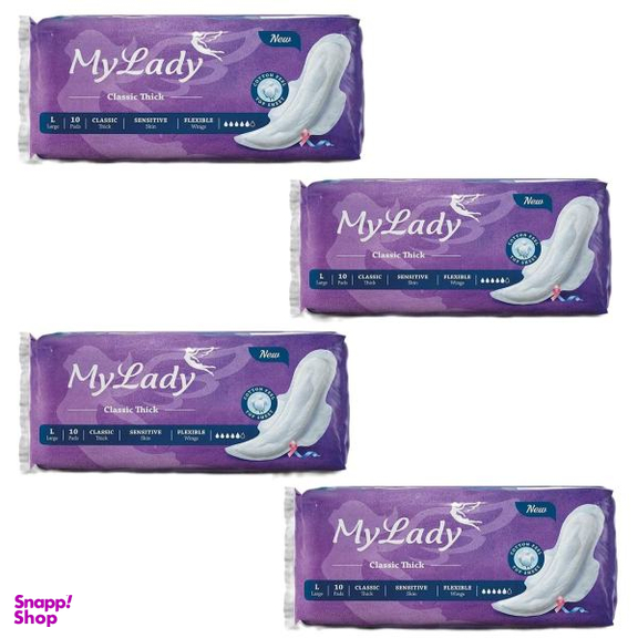 نوار بهداشتی مای لیدی (My Lady) Classic Purple بسته 4 عددی