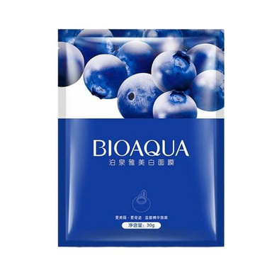 ماسک صورت بایوآکوا (BioAqua) مدل بلوبری یخی وزن 30 گرم