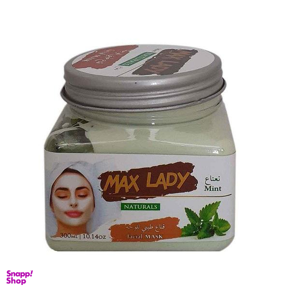 ماسک صورت مکس لیدی مدل نعناع حجم 300 میلی لیتر