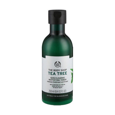 تونر پاک کننده صورت بادی شاپ (Body Shop) مدل Tea Tree حجم 250 میلی لیتر