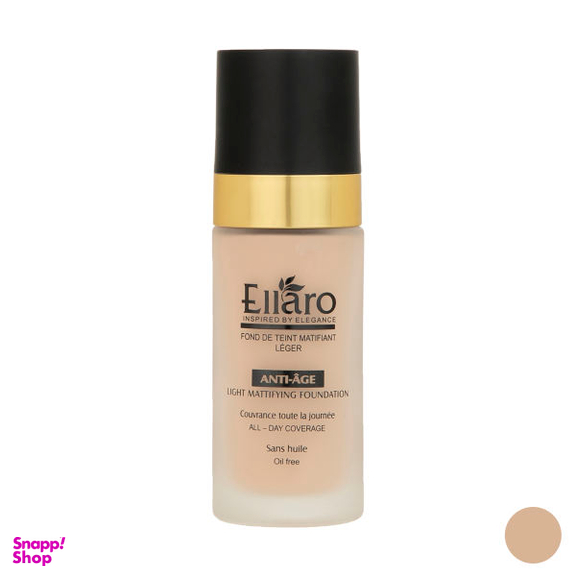 کرم پودر الارو (Ellaro) سری Anti Age مدل Silky Rose شماره 01 حجم 30 میلی لیتر