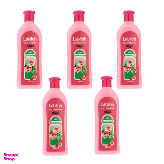 نرم کننده مو لطیفه (Latifeh) مدل Tamarin حجم 200 میلی لیتر بسته 5 عددی