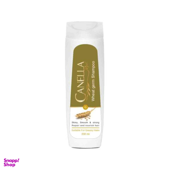شامپو مو کنلامکس (Canellamax) مدل Wheat Germ حجم 230 میلی لیتر