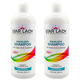 شامپو اکوآلایزر استارلیدی (Starlady) مدل Argan حجم 400 میلی لیتر بسته 2 عددی