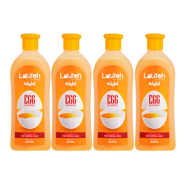 شامپو مو لطیفه (Latifeh) مدل 03 حجم 200 میلی لیتر بسته 4 عددی