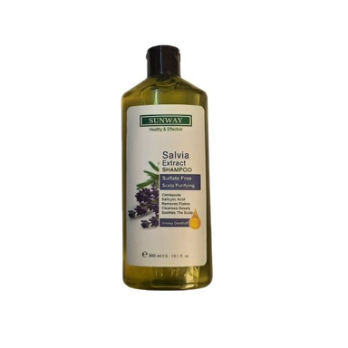 شامپو ضد شوره مو سان وی (Sunway) مدل Salvia Extract حجم 300 میلی لیتر