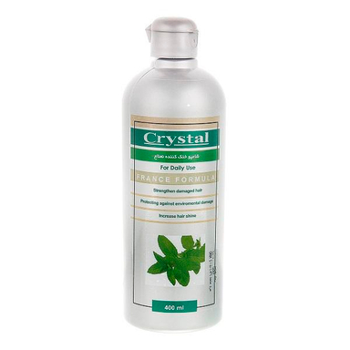 شامپو مو کریستال (Crystal) مدل نعناع حجم 400 میلی لیتر