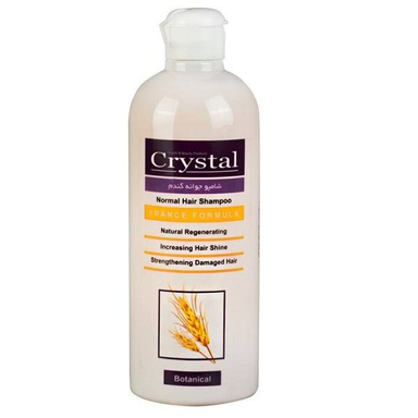 شامپو مو کریستال (Crystal) مدل گندم حجم 400 میلی لیتر