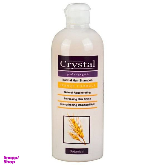 شامپو مو کریستال (Crystal) مدل گندم حجم 400 میلی لیتر
