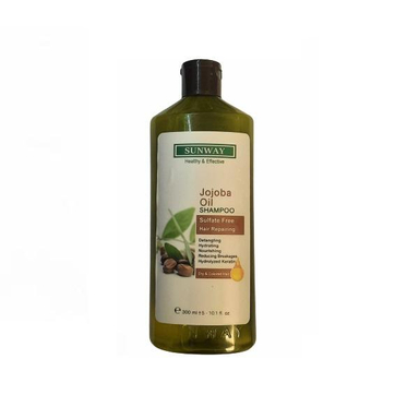 شامپو مو سان وی (Sunway) مدل رنگ شده و خشک Jojoba Oil حجم 300 میلی لیتر