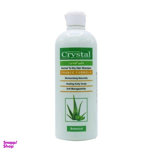 شامپو مو کریستال (Crystal) مدل آلویه ورا حجم 400 میلی لیتر