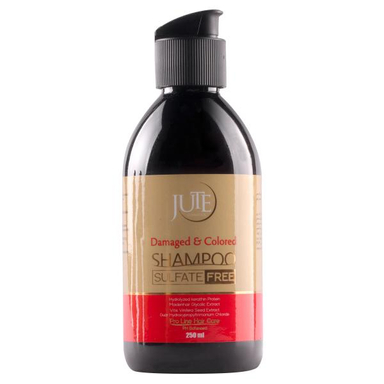 شامپو تثبیت کننده رنگ مو ژوت (Jute) مدل Sulfate Free حجم 250 میلی لیتر