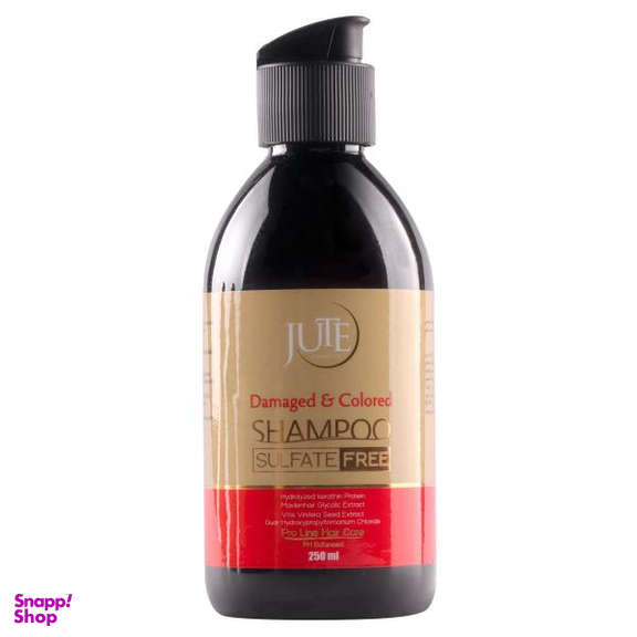 شامپو تثبیت کننده رنگ مو ژوت (Jute) مدل Sulfate Free حجم 250 میلی لیتر