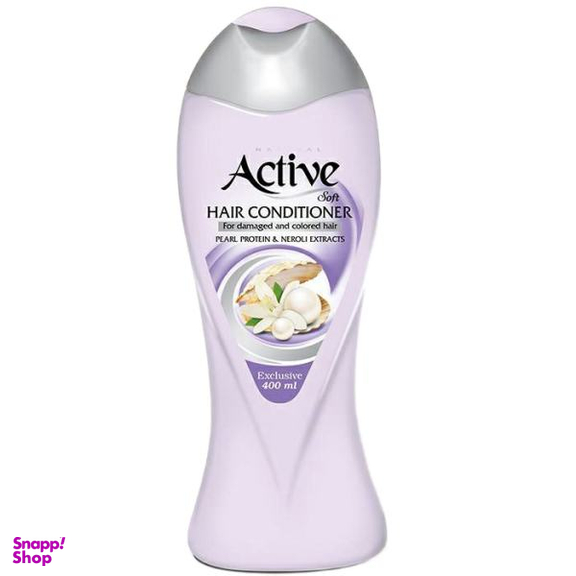 نرم کننده مو اکتیو (Active) مدل شکوفه بهارنارنج حجم 400 میلی لیتر مجموعه 3 عددی