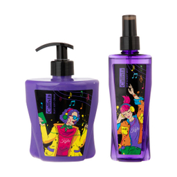 بادی اسپلش زنانه کالیستا (Calista) مدل Kily حجم 200 میلی لیتر به همراه لوسیون کالیستا مدل Kily حجم 400 میلی لیتر