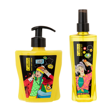 بادی اسپلش زنانه کالیستا (Calista) مدل selena حجم 200 میلی لیتر به همراه لوسیون کالیستامدل selena حجم 400 میلی لیتر