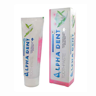 خمیردندان آلفادنت (Alpha Dent) مدل Sensitive حجم 75 میلی لیتر