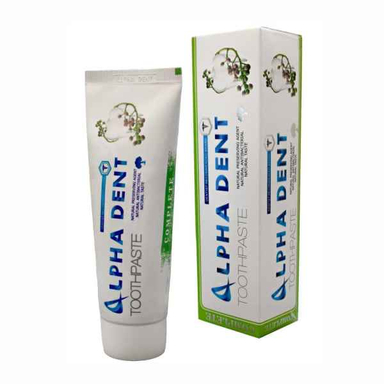 خمیردندان آلفادنت (Alpha Dent) مدل Complete حجم 75 میلی لیتر