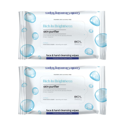 دستمال مرطوب بیول (Biol) مدل Brightness مجموعه 2 عددی