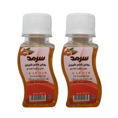 روغن بادام شیرین سرمد (Sarmad) کد 024 حجم 60 میلی لیتر بسته ی 2 عددی